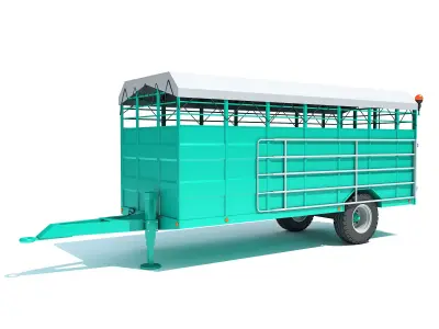 Animal Transporter Trailer 3D model