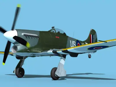 Hawker Hawker Tempest MK1 V10 3D model