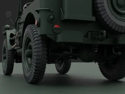 jeep willys 3D model