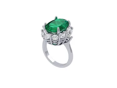 Cushion Art deco Ring 3D print model shop