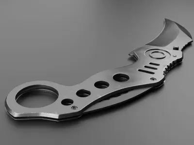 Hawkbill Knife 3D model