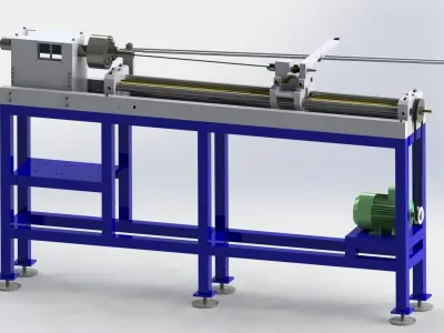 Palacita Rifler Machine Part Free 3D model