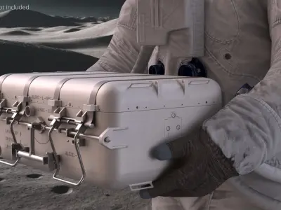 Apollo Lunar Sample Return Container 3D model