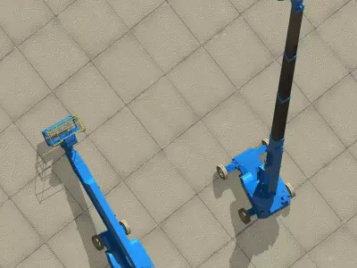 Aerial work platform 2set 3D model