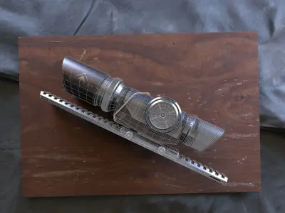 Realistic Scope Low-poly 3D model