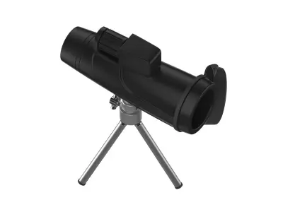10x52mm Monocular 3D model