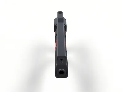 Ace of Spades Hand cannon from Destiny 2 3D model