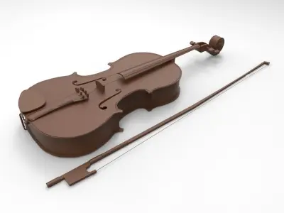 Violin Viola 3D print model