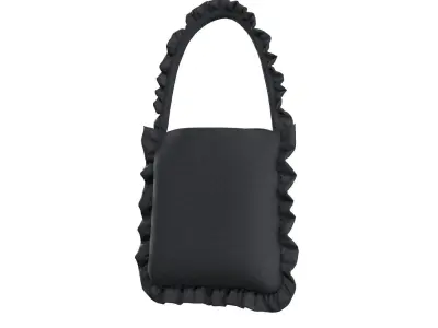 Frill Cotton Bag 3D model