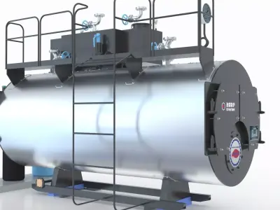 Industrial Boiler 3D model