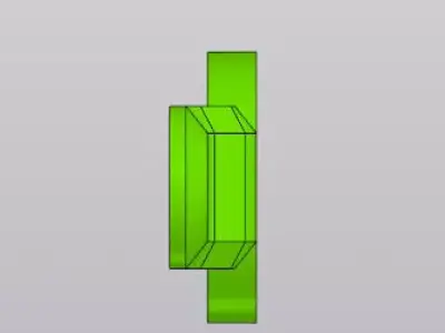 Iveco Truck Door Lock Mechanism - 3D Printable Part 3 3D model