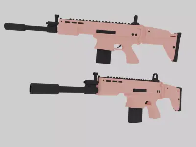 Scar Gun 3D model