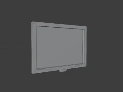 Sci Fi Monitor Low-poly 3D model