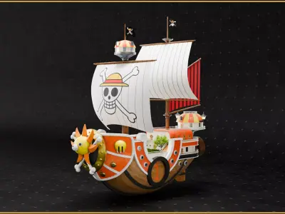 Thousand sunny 3D model purchase