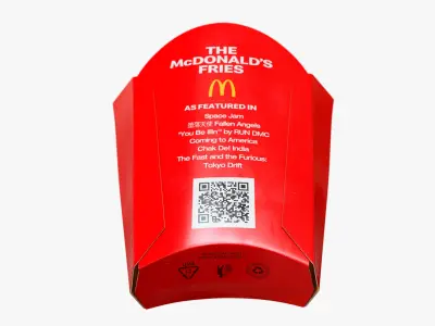  McDonalds French Fries Box 