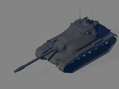 M103 Tank 3D model