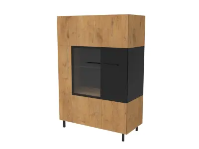 Modern Cabinet Low-poly 3D model