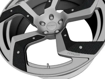 Wheels Mansory AC 5 3D model