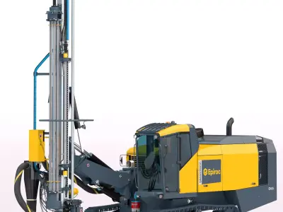 Surface drill rig for quarrying and mining Smartroc D65 3D model