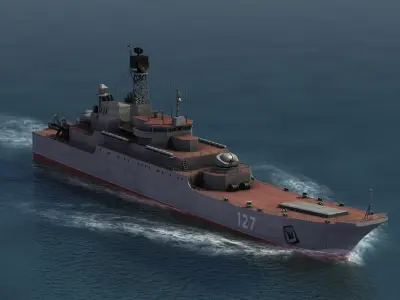 Ropucha Landing Ship 3D model