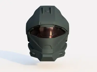 Halo Reach Helmet Recon 3D print model