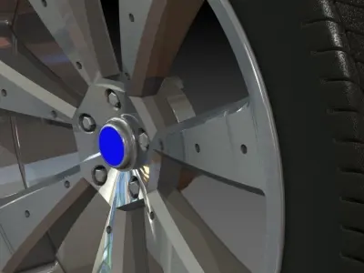 Car Wheel Concept 3D model
