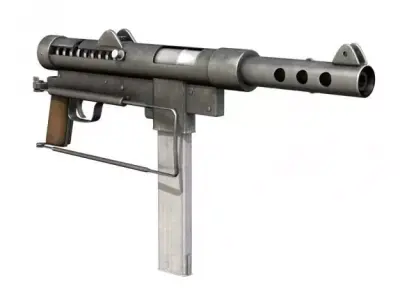 Carl Gustav M45 - Swedish K SMG 3D model