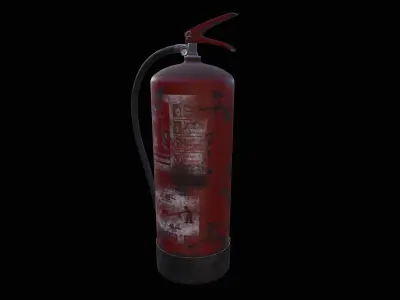 Fire Extinguisher Low-poly 3D model 15