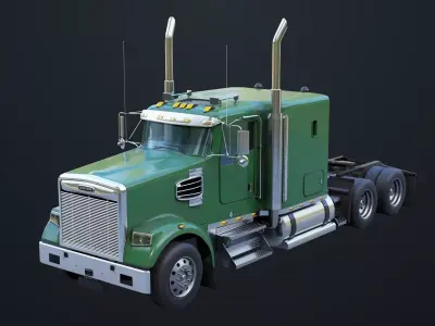 Heavy Truck 7 Chassis Generic Collection All PBR Textures  3D Model Pack