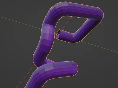 slides for outdoors Low-poly 3D model