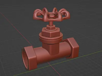 Water Valve 3D model