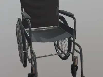 Wheelchair Premium Quality 3D model