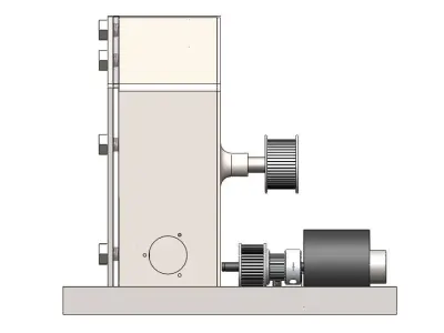 Pelton Wheel Turbine 3D model