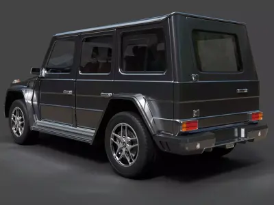 Mercedes G-Wagon - Ultra High-Poly Luxury Off-Roader 3D model