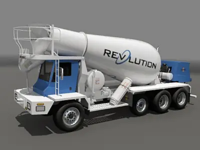 FRONT DISCHARGE MIXER 3D model