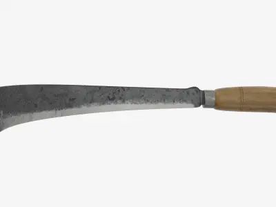 Koyta Sickle Low-poly 3D model