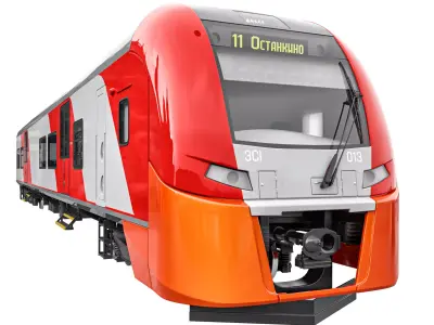 Siemens Desiro Rus Lastochka 3D model