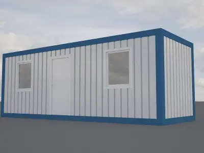 Container house - mobile 3D model