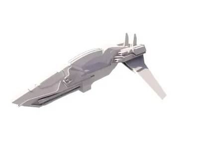 Spaceship-spacecraft-30 3D model
