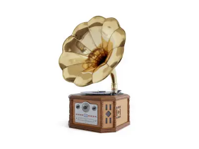 Phonograph 3D model
