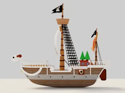 Going Merry - One Piece 3D model