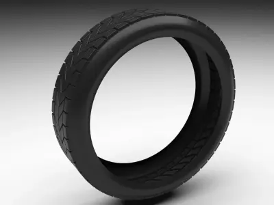 Car Wheel 3D model