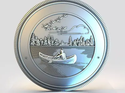 Town Seal 3D print model