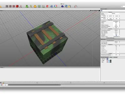 Free simple rail Free low-poly 3D model