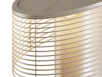 roche bobois ring table lamp 3D model