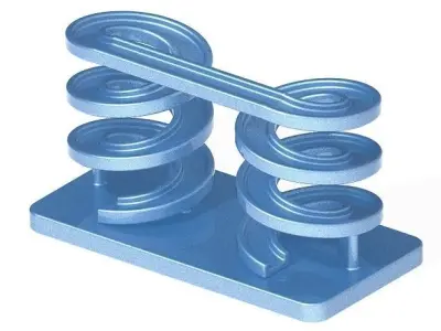 Stylish Spiral Bridge 3D print model purchase