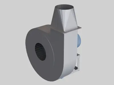 Centrifugal fans 3D model