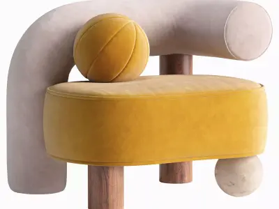 Postmodern Soleil Armchair   3D model