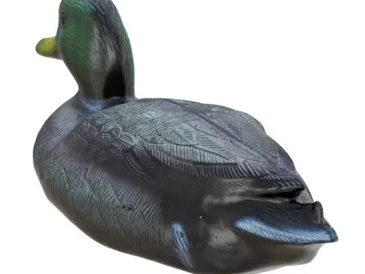 Decorative duck for artificial ponds and pools 3D model