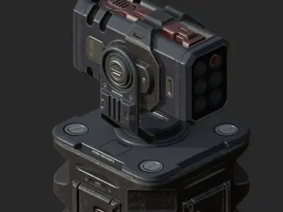 Rocket Launcher - Missile Launcher 3D model